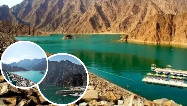 Hatta Mountain Tour Dubai scenic mountains and Hatta Dam view